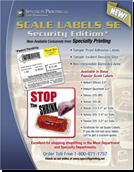 Security Label Printing Example